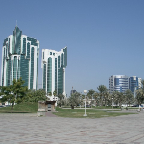 Doha with Xavi Hernandez and Jesualdo Ferreira from Al-Saad FC