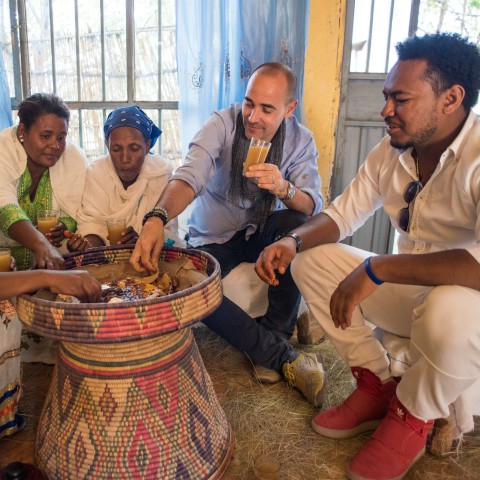 Last Supper in Lalibela, Ethiopia