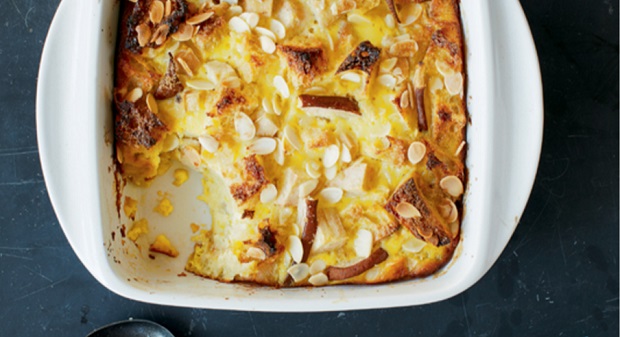 Bread Pudding With Pears