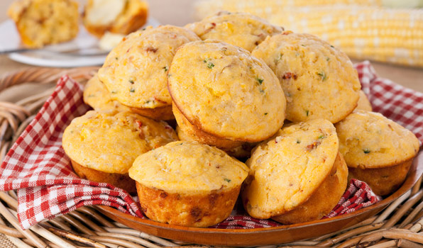 Fully Loaded Cornbread Muffins by Stefano Faita