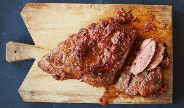 London Broil Steak With Sun-Dried Tomatoes Marinade