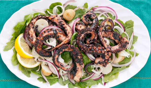 grilled octopus salad