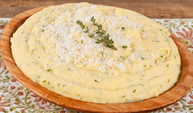 Polenta with Cheese & Herbs