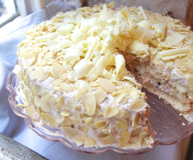 Ricotta Orange and Almond Layer Cake