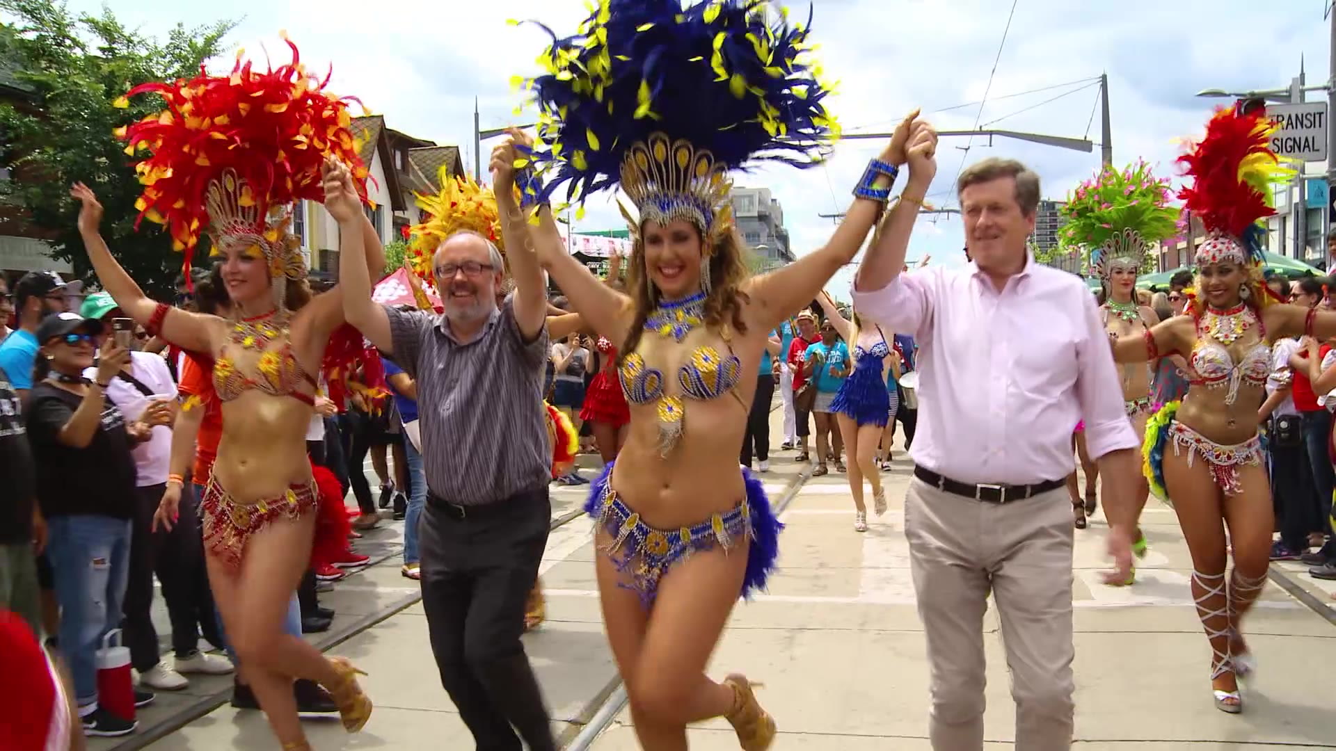 Mayor John Tory participating at the parade