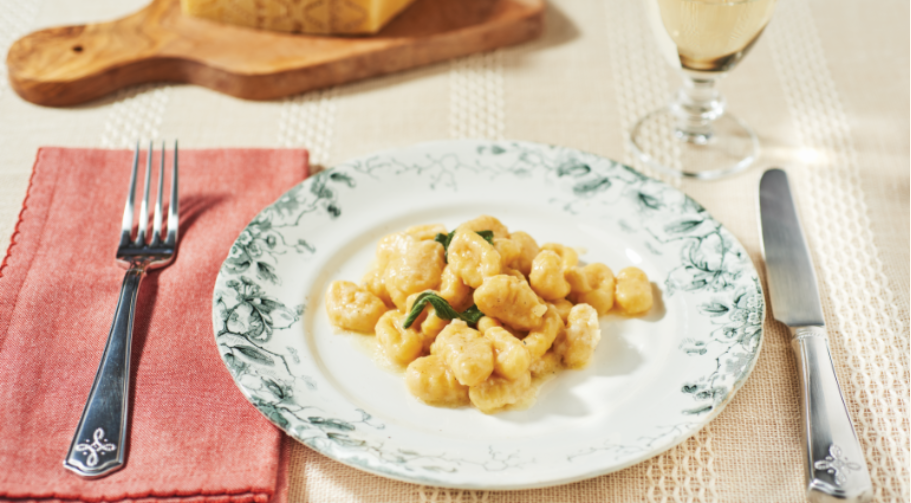 Butternut Squash Gnocchi in Sage Butter Sauce