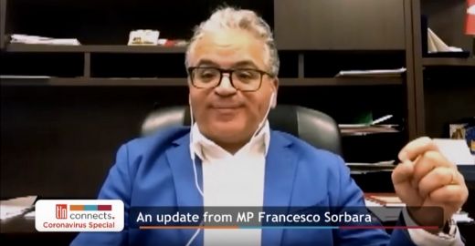 A COVID update from MP Francesco Sorbara