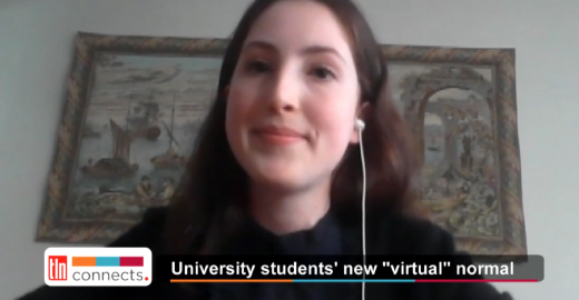 UTM Italian Students Association's President Beatrice Comello and Going Virtual