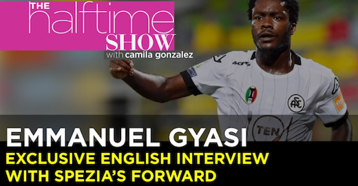 Spezia Forward Emanuel Gyasi on his first time in Serie A “playing against these teams every weekend is a challenge”