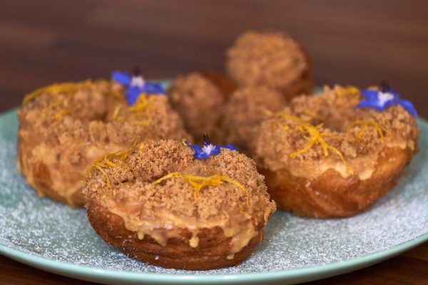 Lemon Drizzle Donuts With Walnut Crumble Topping by Tastes Like Home With Catherine Fulvio