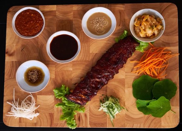 Oven-Baked Korean-Style Pork Ribs + Three Dipping Sauces by Catherine Fulvio