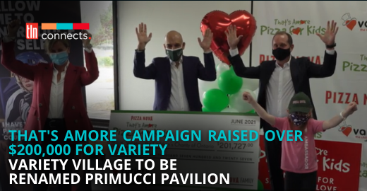 That's Amore Campaign resulted in a record-breaking donation of $201,727 to Variety