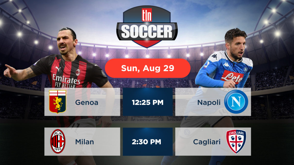 Serie A Italian League Soccer Week 2