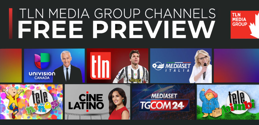 TLN Media Group Channels On Free Preview Until The End Of The Year!