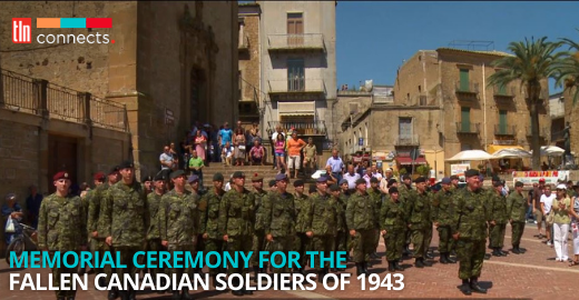 Special Remembrance Ceremony at Canadian War Cemetery at Agira, Sicily | TLN Connects