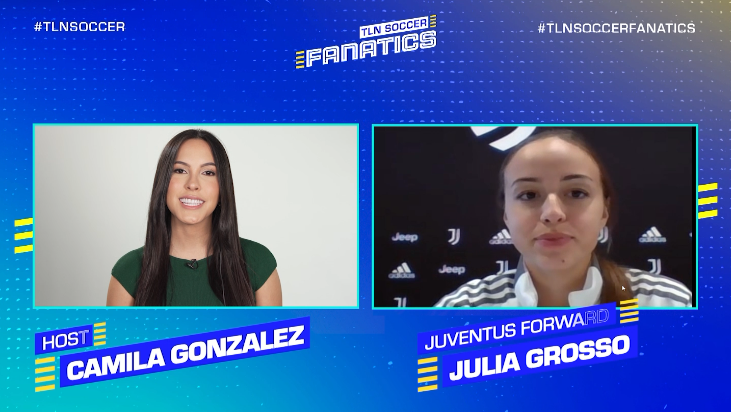 TLN Media Group's Camila Gonzalez exclusively interviews Julia Grosso to speak about her new life in Italy and whether she is cheering for Italy or Portugal to make the FIFA World Cup Qatar 2022