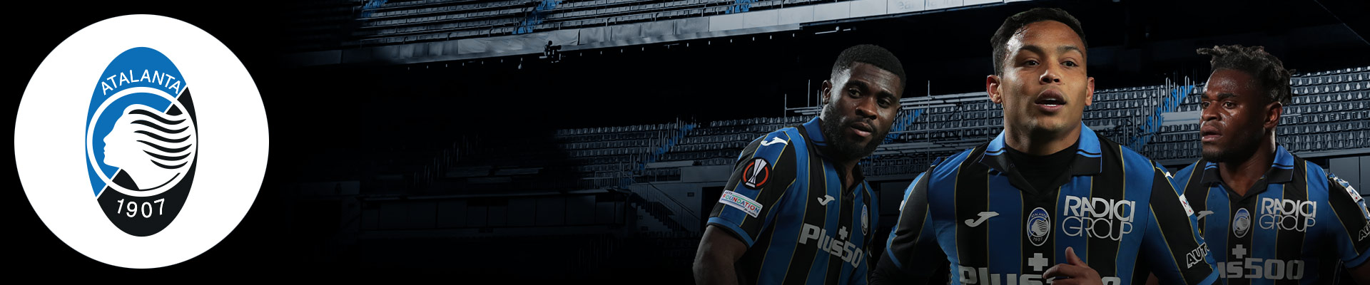 2021-22 Serie A: Atalanta Banner x Jérémie Boga, Luis Muriel, Duván Zapata 2021-22 Serie A: Atalanta Banner x Jérémie Boga, Luis Muriel, Duván Zapata