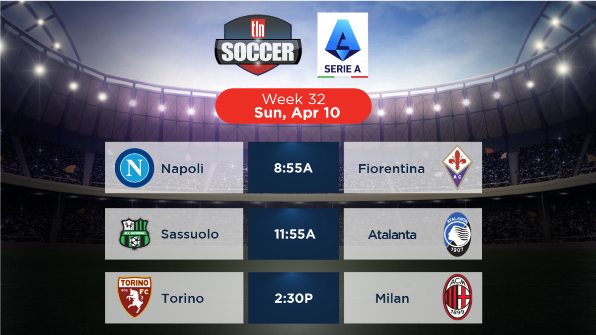 Serie A Matchday 32 on TLN