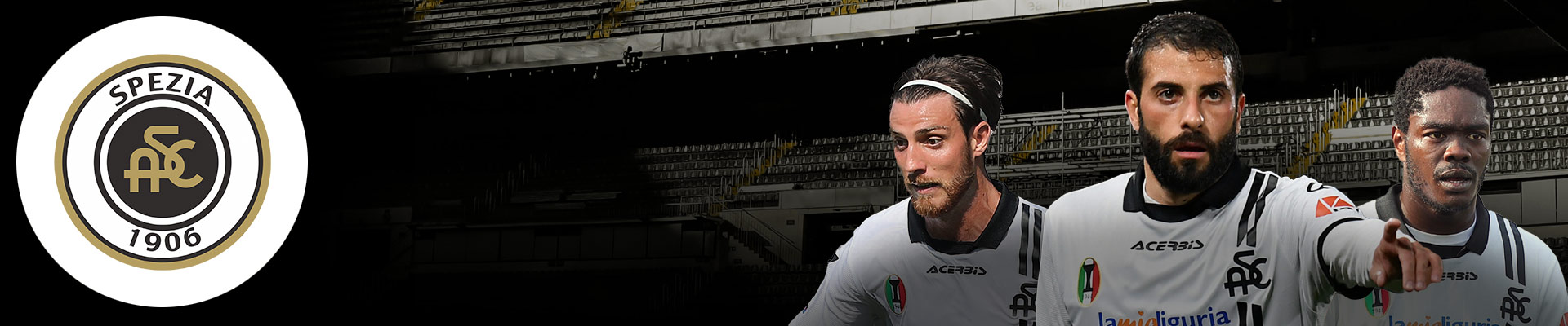2021-22 Serie A: Spezia Banner x Simone Bastoni, Daniele Verde, Emmanuel Gyasi 2021-22 Serie A: Spezia Banner x Simone Bastoni, Daniele Verde, Emmanuel Gyasi