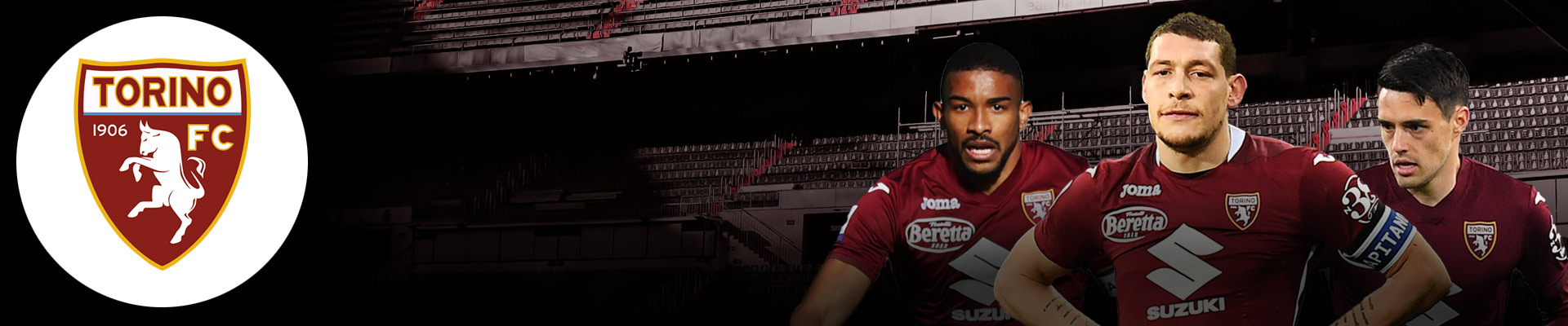2021-22 Serie A: Torino Banner x Bremer, Andrea Belotti, Josip Brekalo 2021-22 Serie A: Torino Banner x Bremer, Andrea Belotti, Josip Brekalo