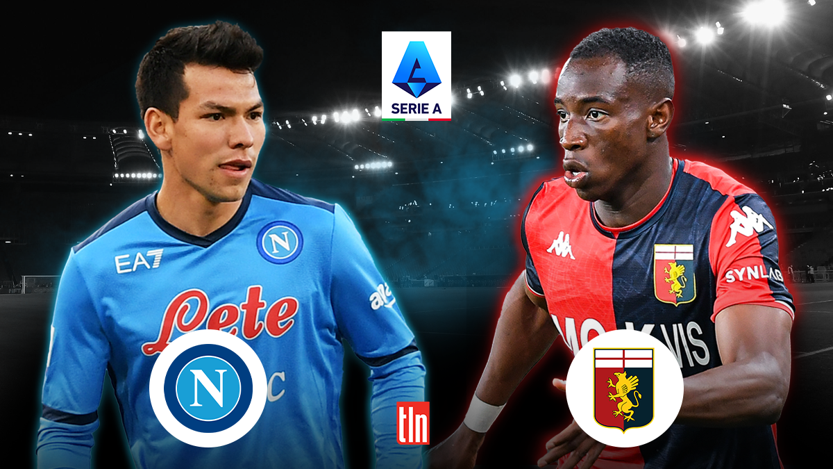 2021-22 Serie A: Matchday 37: Napoli vs Genoa: Hirving Lozano x Kelvin Yeboah