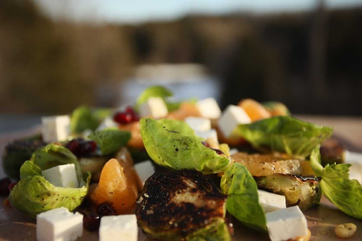 Charred Brussel Sprouts Salad