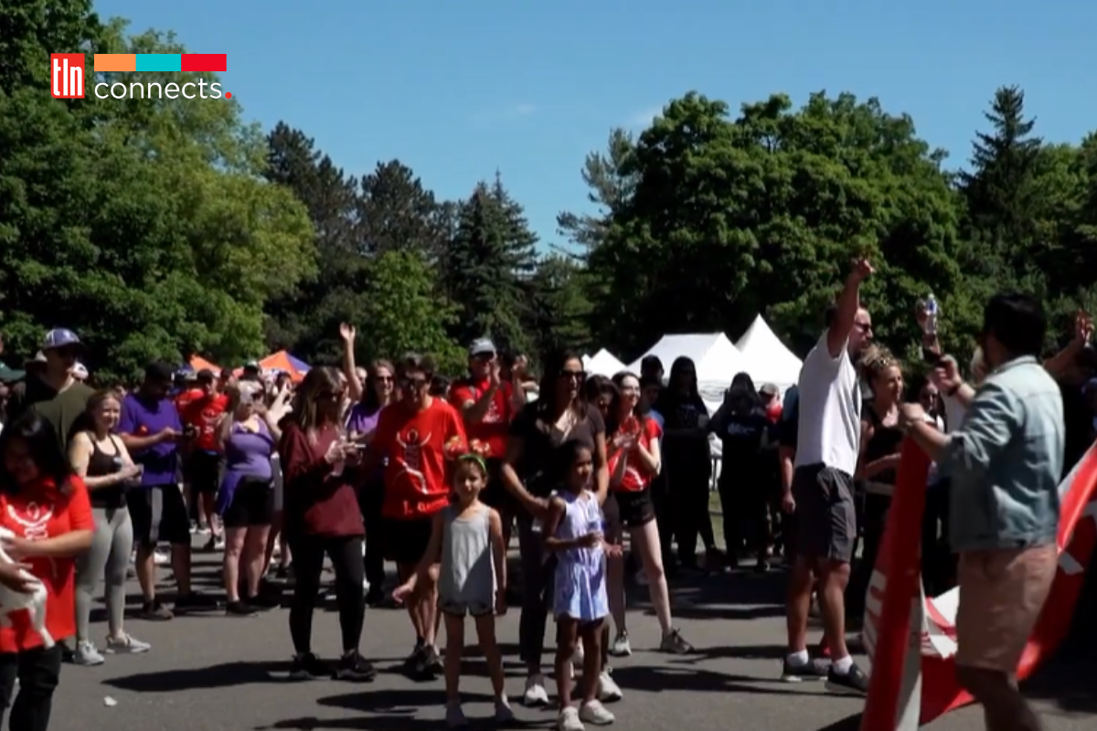 Supporters of the 2022 Gutsy Walk in Support of Crohn's & Colitis Canada