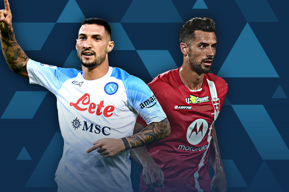 2022-23 Serie A - Napoli vs Monza - Matteo Politano & Pablo Mari