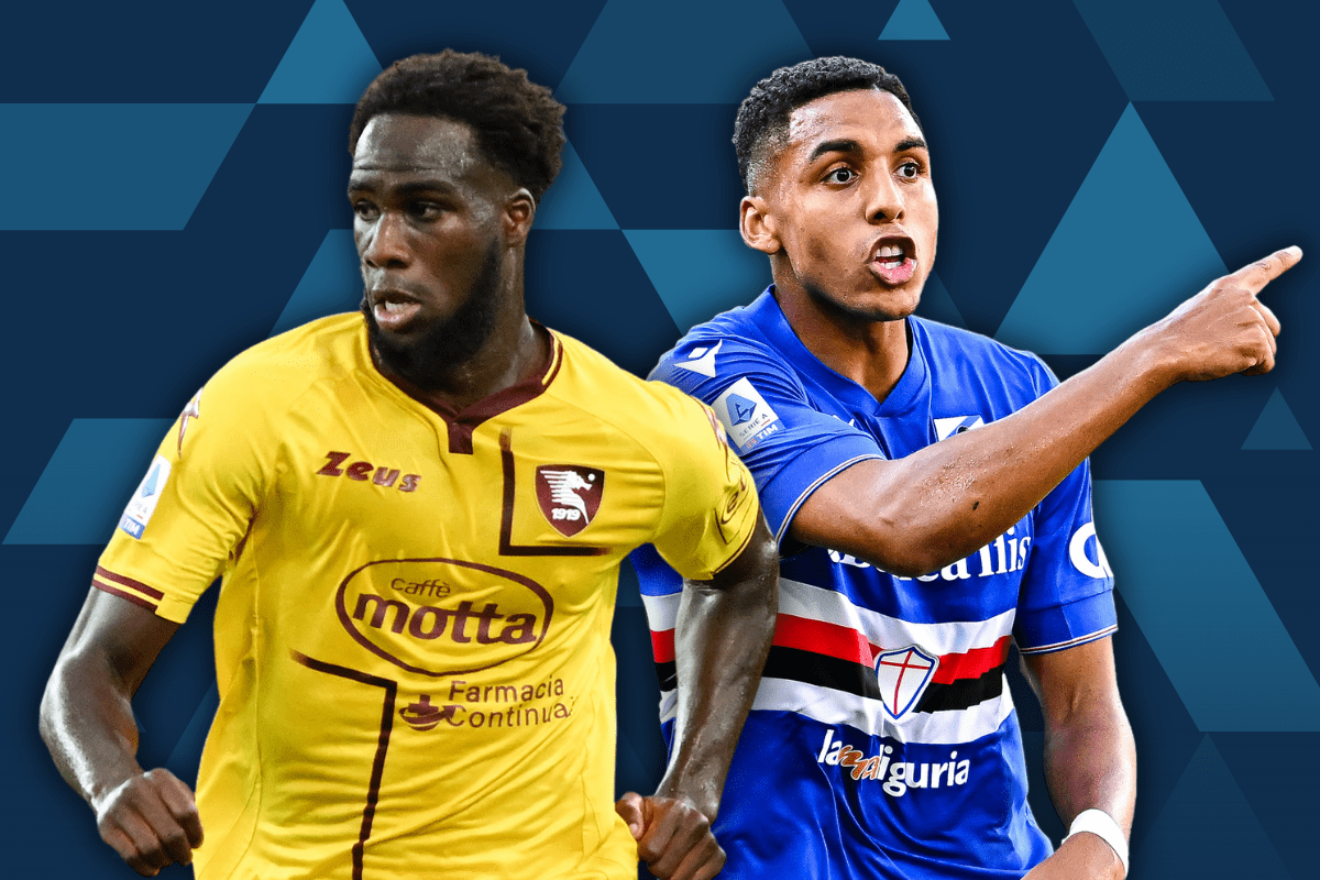 2022-23 Serie A - Salernitana vs Sampdoria - Boulaye Dia & Abdelhamid Sabiri