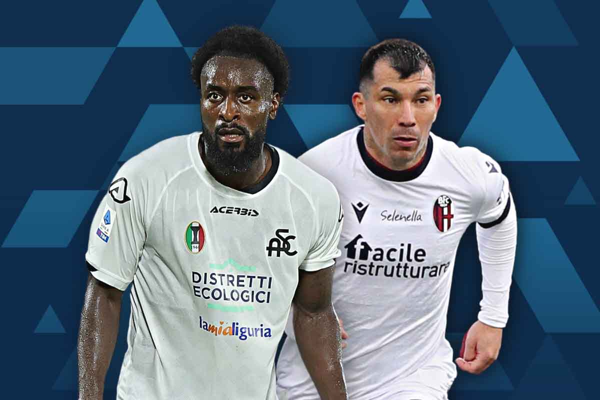 2022-23 Serie A - Spezia vs Bologna - M'Bala Nzola & Gary Medel