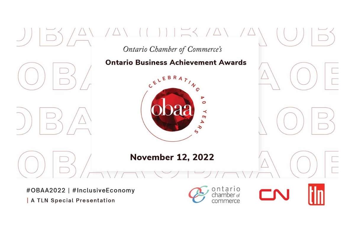Ontario Chamber of Commerce's Ontario Business Achievement Awards