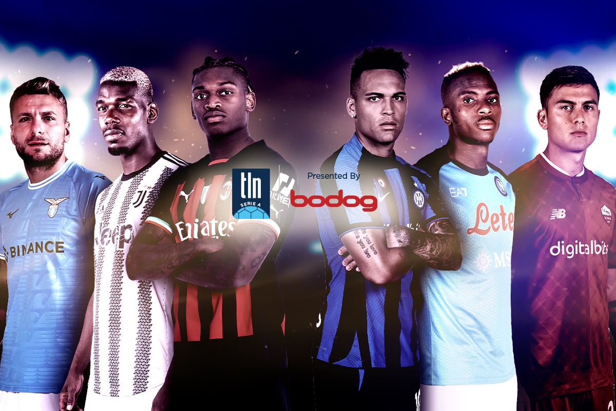 2022-23 Serie A - Ciro Immobile (Lazio) - Paul Pogba (Juventus) - Rafael Leao (Milan) - Lautaro Martinez (Inter) - Victor Osimhen (Napoli) - Paulo Dybala (Roma)