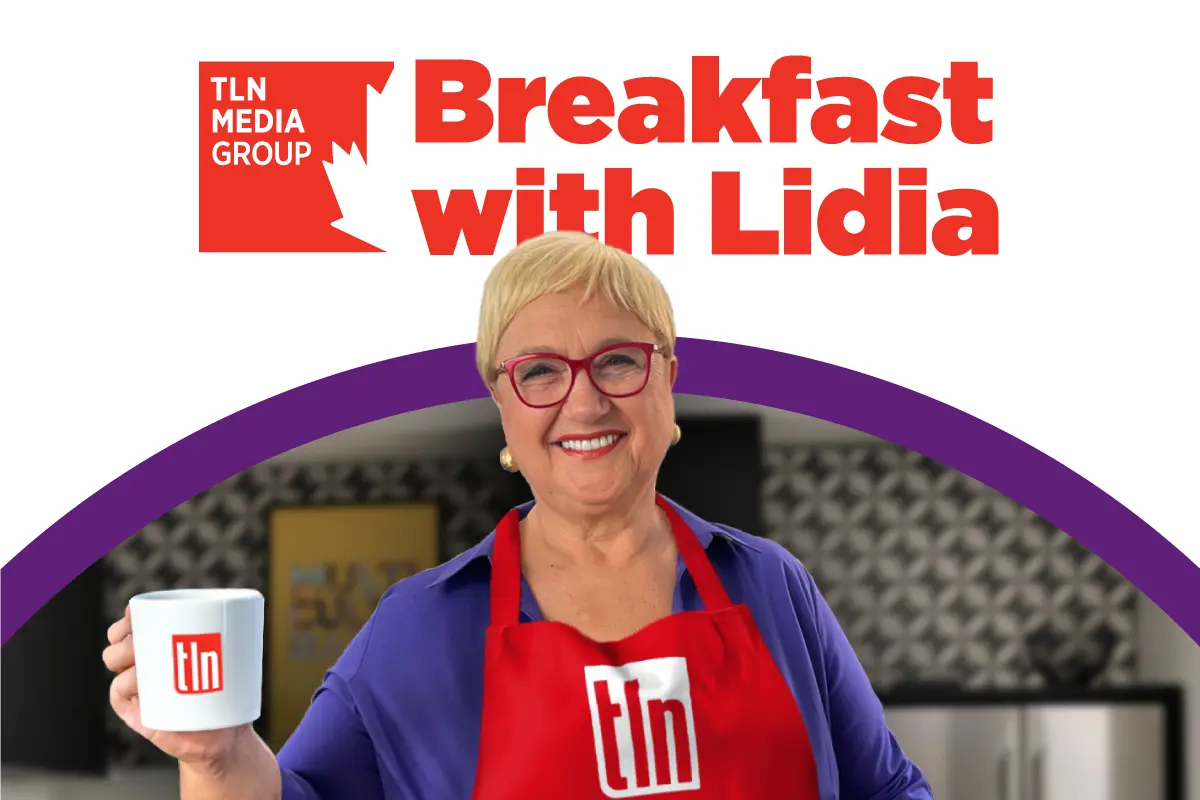 Breakfast with Lidia Bastianich at TLN Studios
