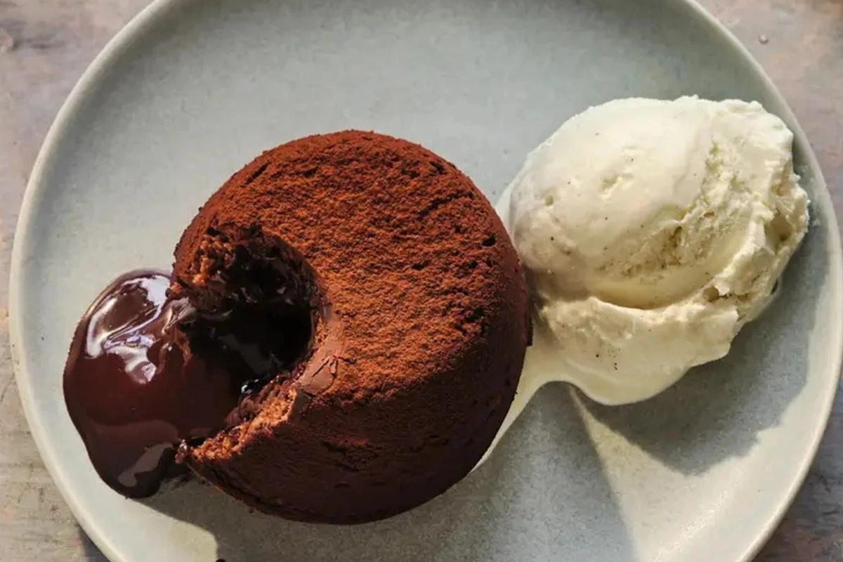 Air Fryer Chocolate Fondants
