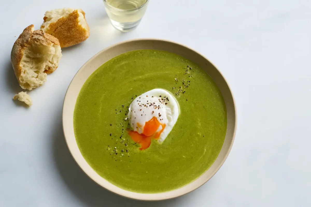 Spinach Soup with a Poached Egg Spinach Soup with a Poached Egg