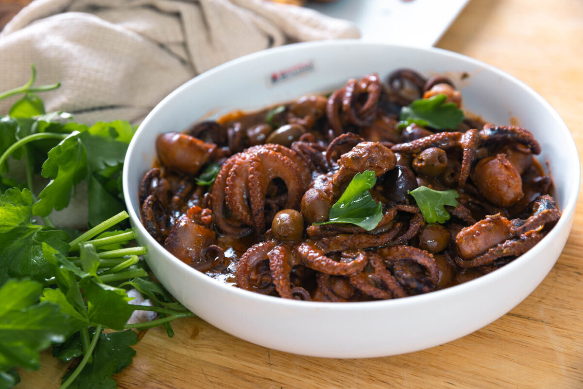 Octopus alla Luciana