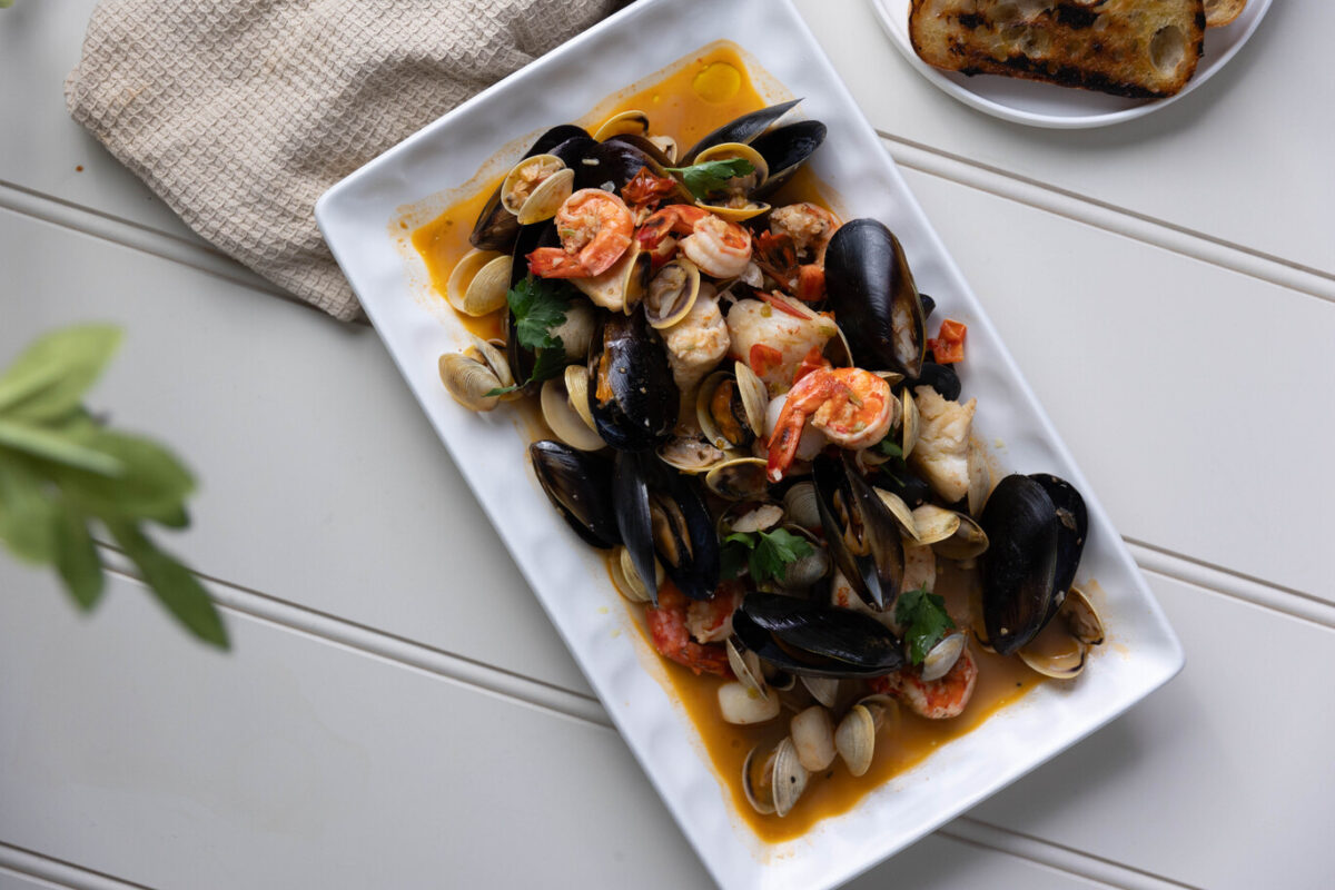 Spadellata di frutti di Pesce