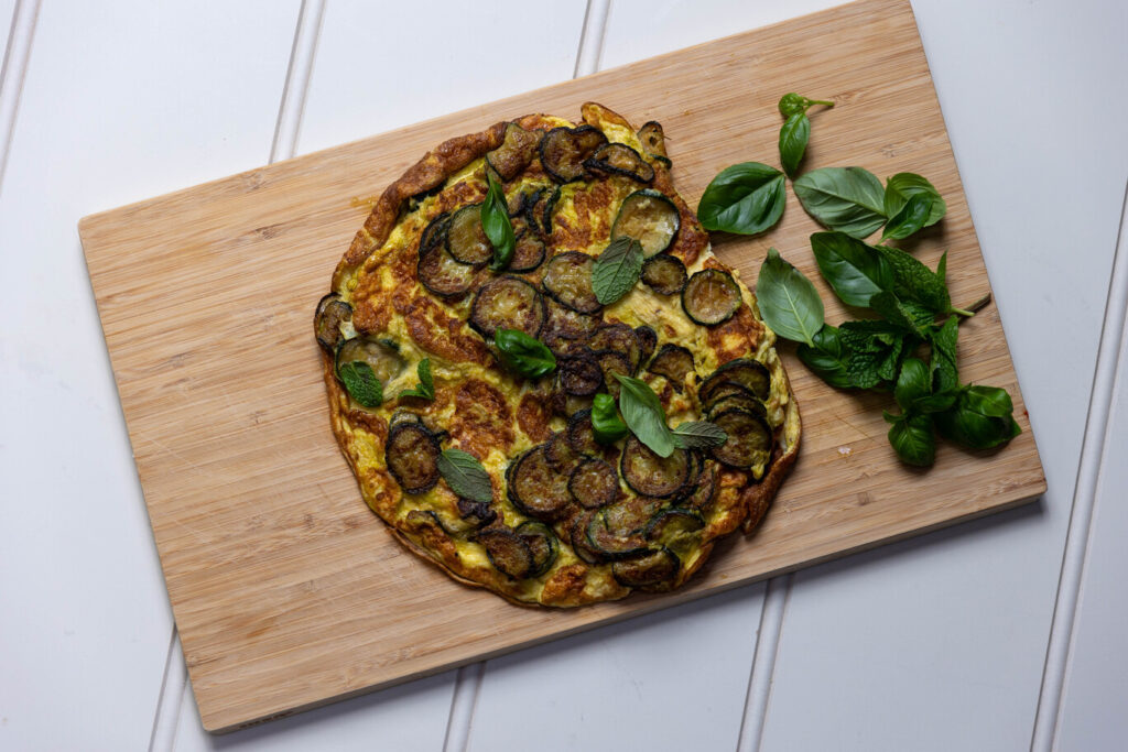 Authentic Italian Frittata with Zucchini