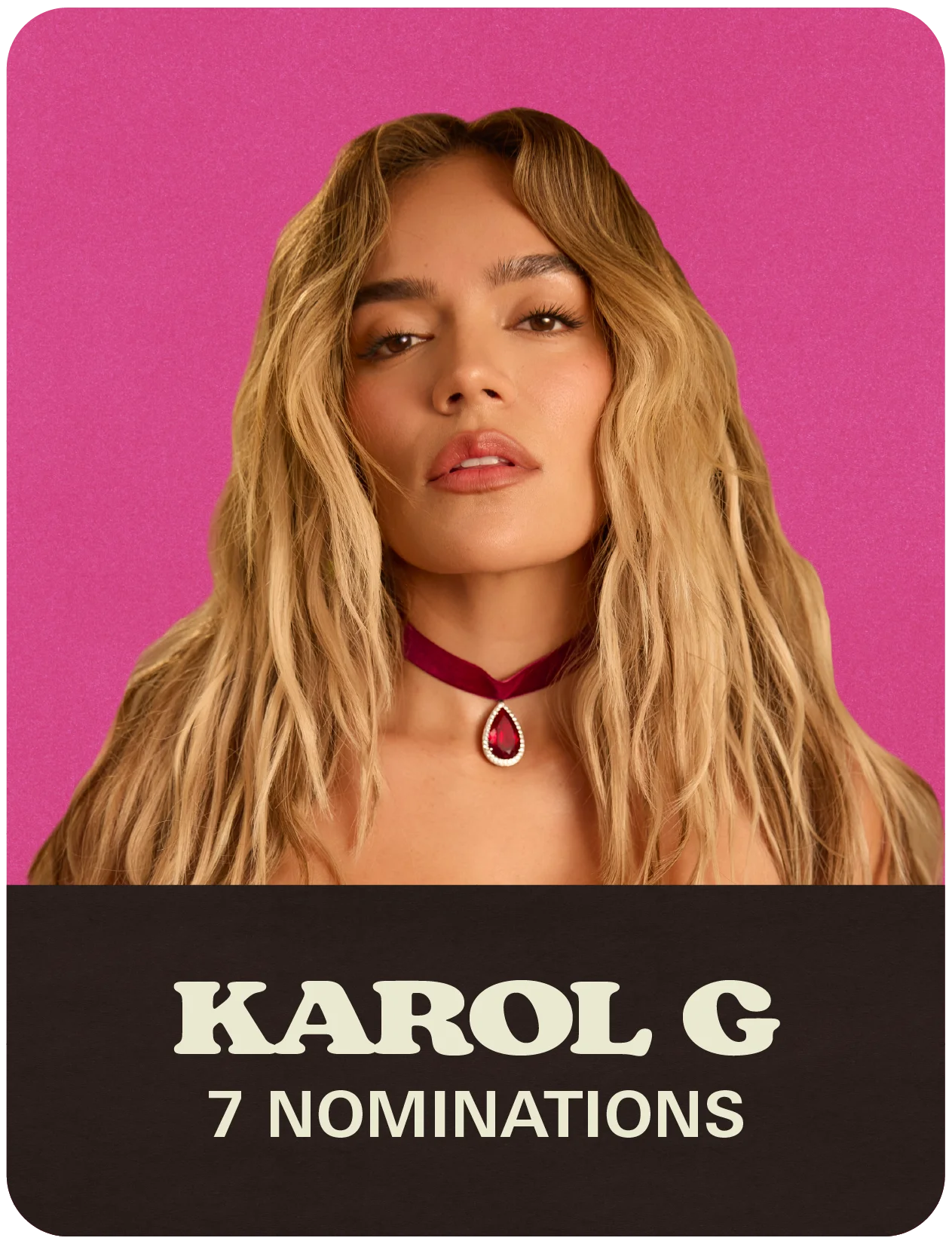 Karol G as a nominee